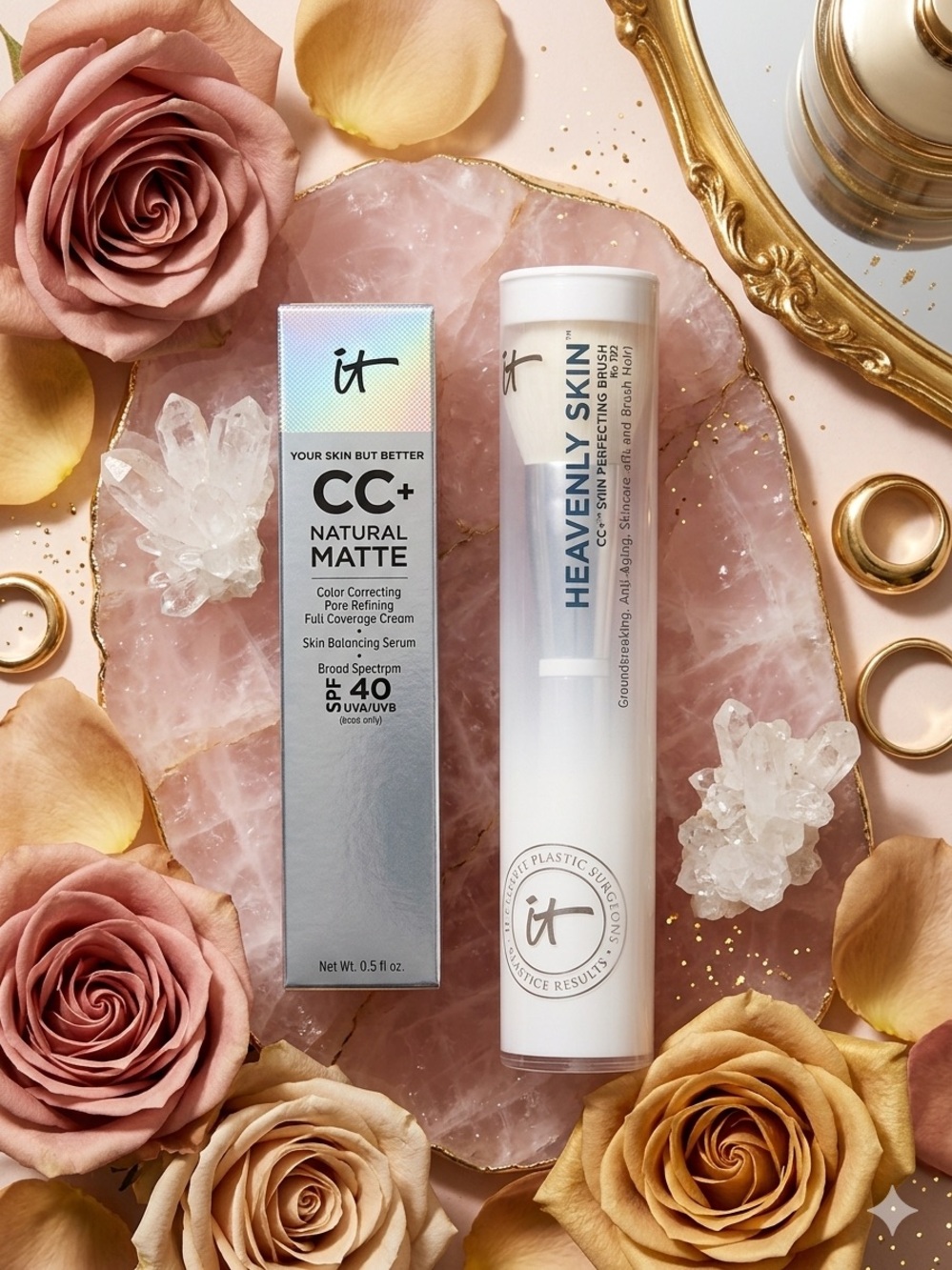 it cosmetics CC+ Natural Matte & Heavenly Skin Duo - fair beige cc color